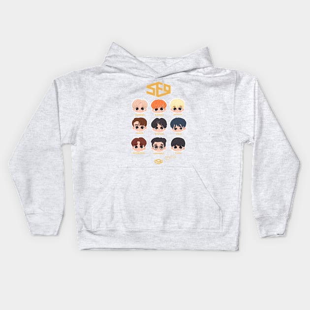 Sepgu fanart Kids Hoodie by Giullia - Yeppeunyeppeun Art